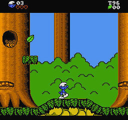 smurfs nes