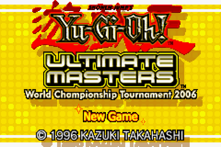 Gba Yu Gi Oh Ultimate Masters World Championship Tournament 06