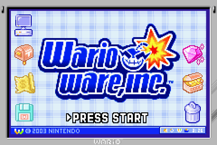 GBA  WarioWare, Inc. Mega Microgame$!