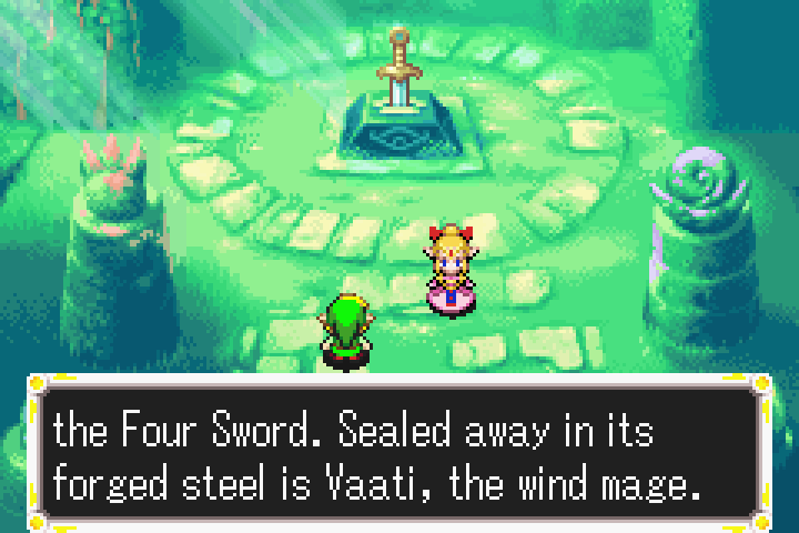 Gba Legend Of Zelda A Link To The Past Four Swords