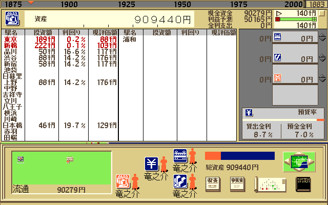 PC98 | 財閥銀行 帝都野望篇