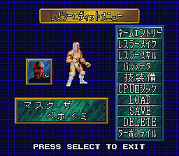 Sfc スーパーファイヤープロレスリングx