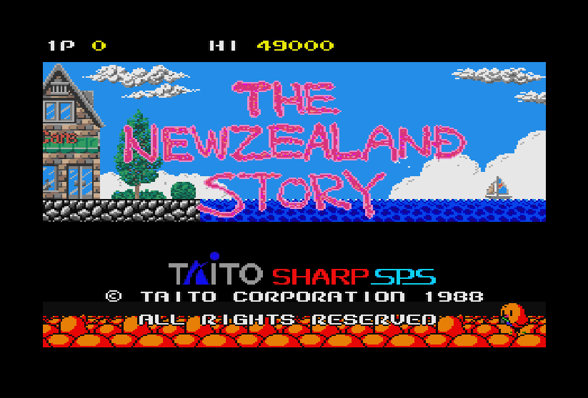 x68000】ザ・ニュージーランドストーリー-
